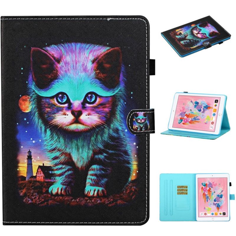 Housse iPad 10.2" (2020) (2019)/air 10.5" (2019) /pro 10.5" Chat Électrique