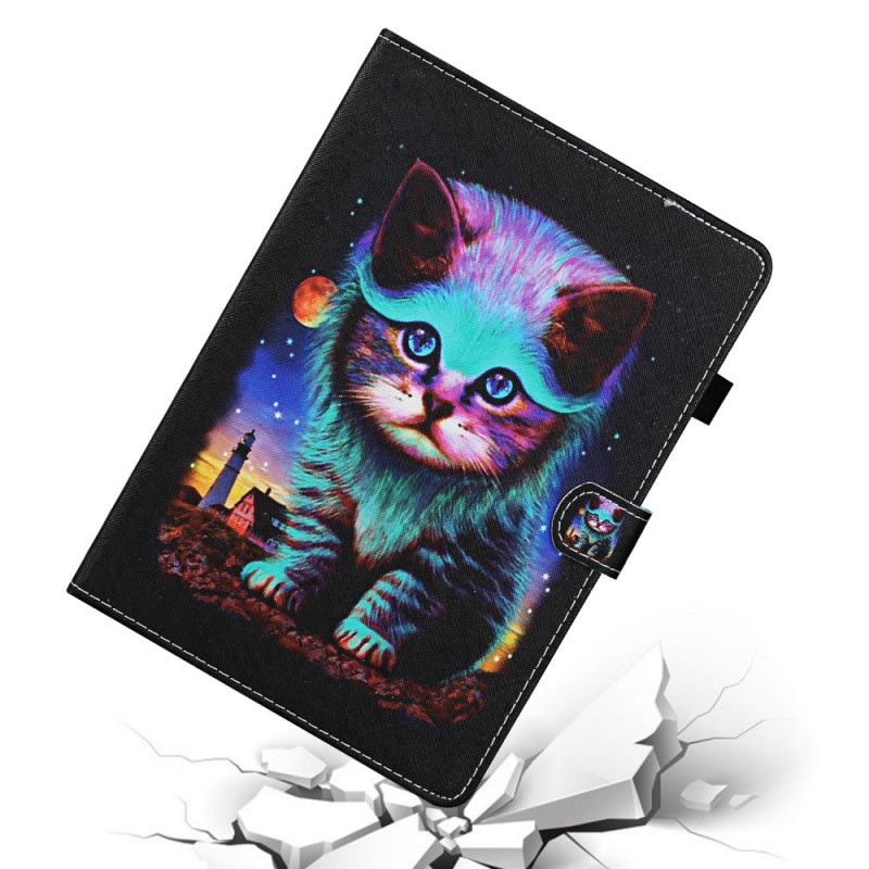 Housse iPad 10.2" (2020) (2019)/air 10.5" (2019) /pro 10.5" Chat Électrique