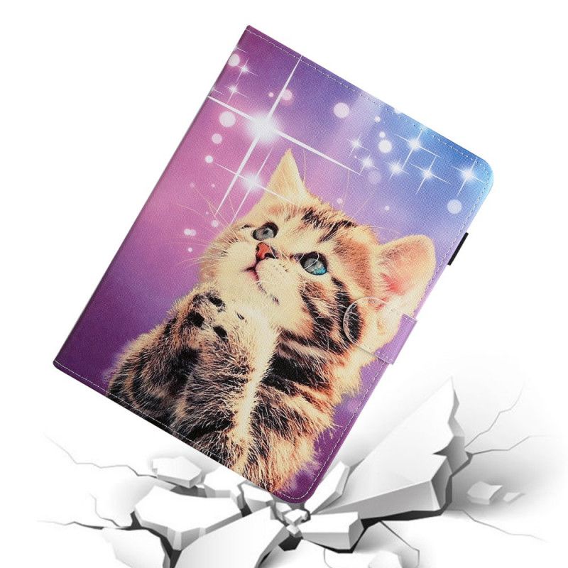 Housse iPad 10.2" (2020) (2019) / Air 10.5" (2019) Chaton Étoiles