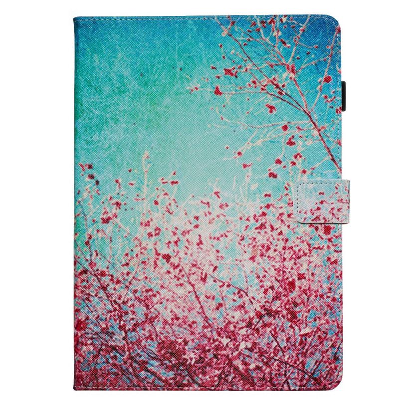 Housse iPad 10.2" (2020) (2019) Branches Rouges