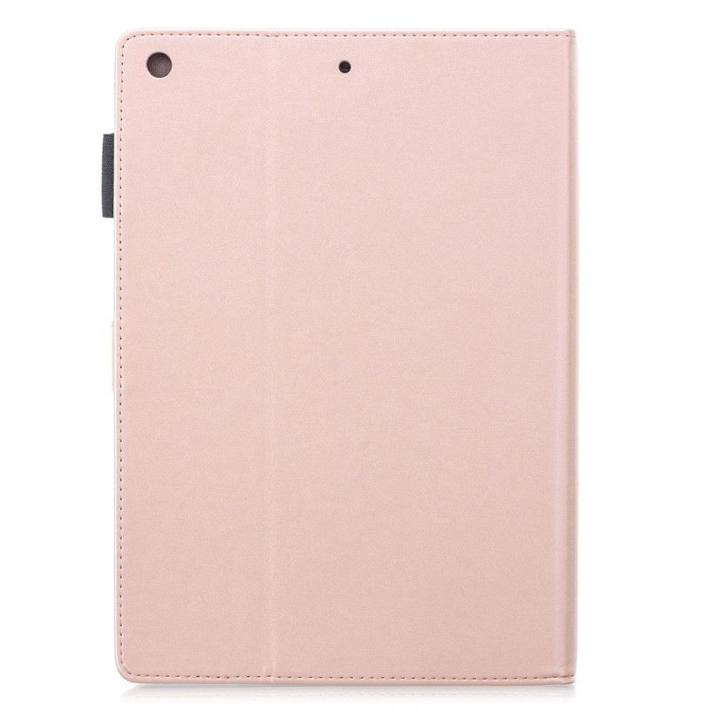 Housse iPad 10.2" (2020) (2019) Effet Cuir Diamants Floraux