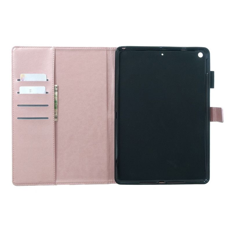 Housse iPad 10.2" (2020) (2019) Effet Cuir Sobriété Papillons