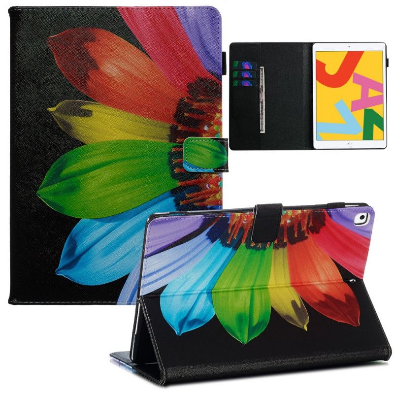 Housse iPad 10.2" (2020) (2019) Fleur Couleur