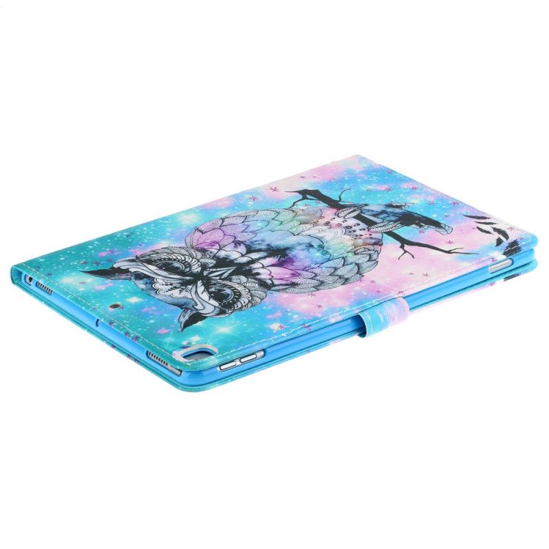 Housse iPad 10.2" (2020) (2019) Hibou Royal