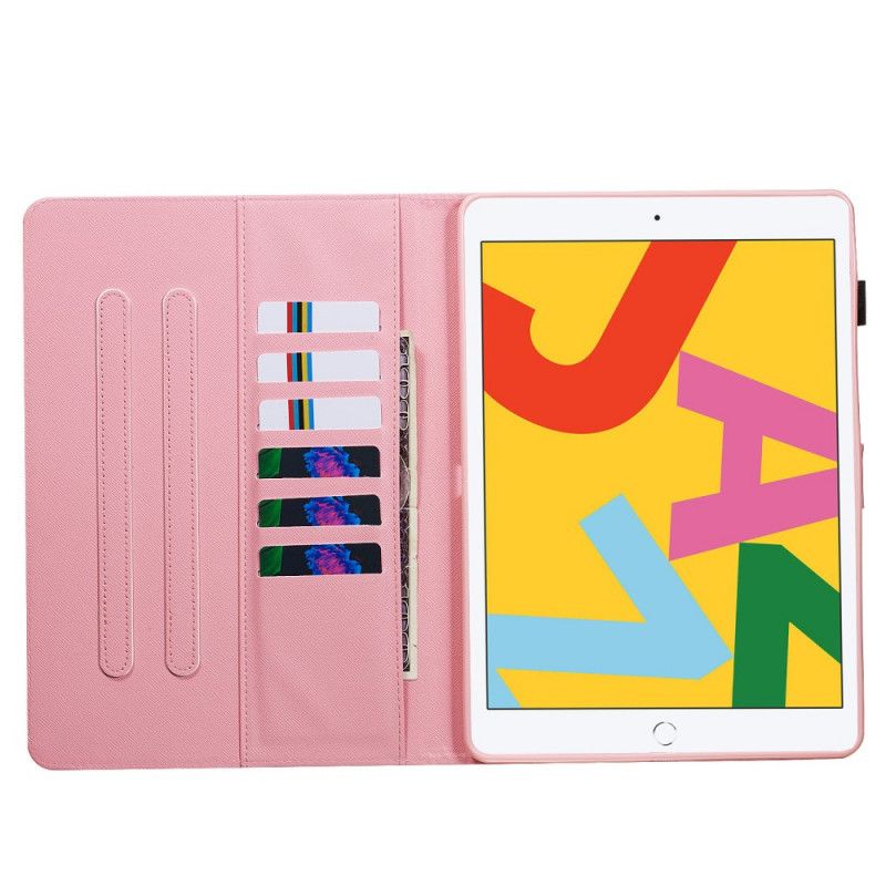 Housse iPad 10.2" (2020) (2019) Papillons Rouges
