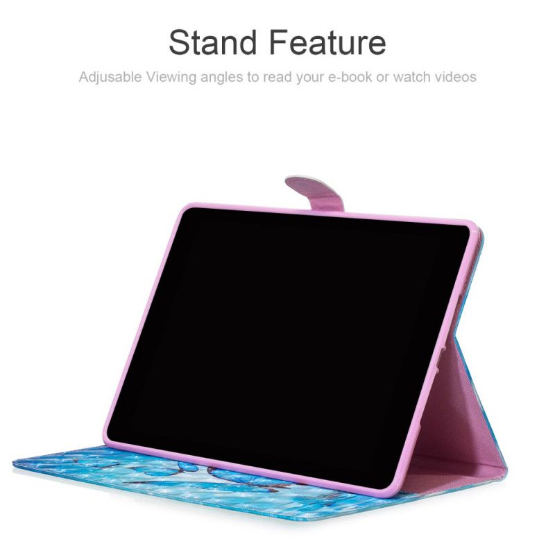 Étui Housse iPad 10.2" (2020) (2019) Papillons Spot Light