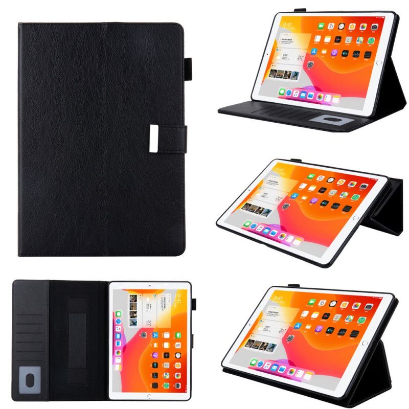 Housse iPad 10.2" (2020) (2019) Simili Cuir Support Mains Libres