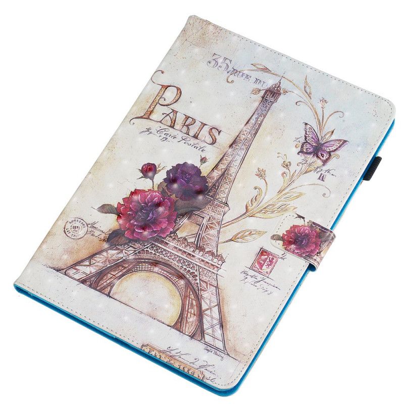 Housse iPad 10.2" (2020) (2019) Tour Eiffel Rétro