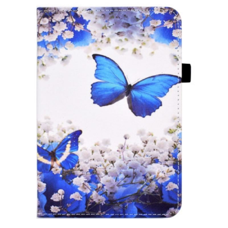 Housse iPad 10.9'' (2022) Papillons Bleus