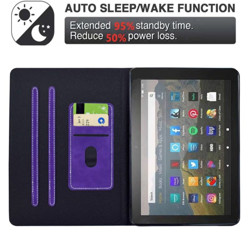 Housse iPad (2025) / 10.9 (2022) Effet Cuir Rétro