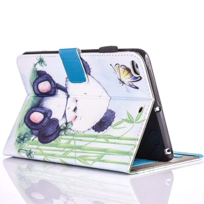 Housse iPad 9.7 Pouces (2017) Panda Romantique