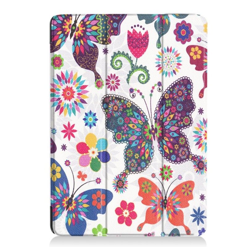 Étui Housse iPad Air 10.5" 92019) / iPad Pro 10.5 Pouces Papillons Et Fleurs