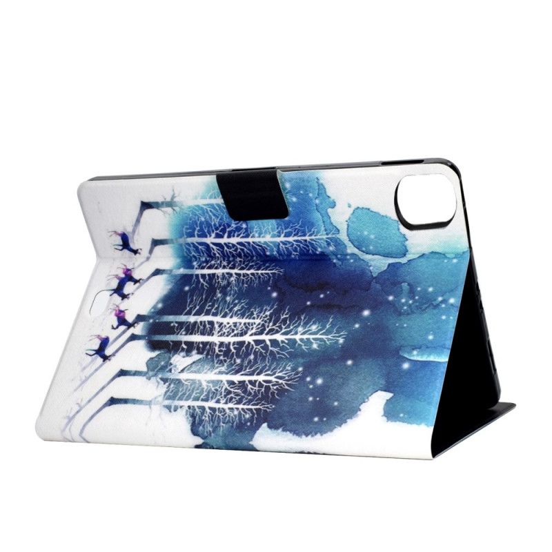 Housse iPad Air 10.9" (2020) Cerfs Des Neiges