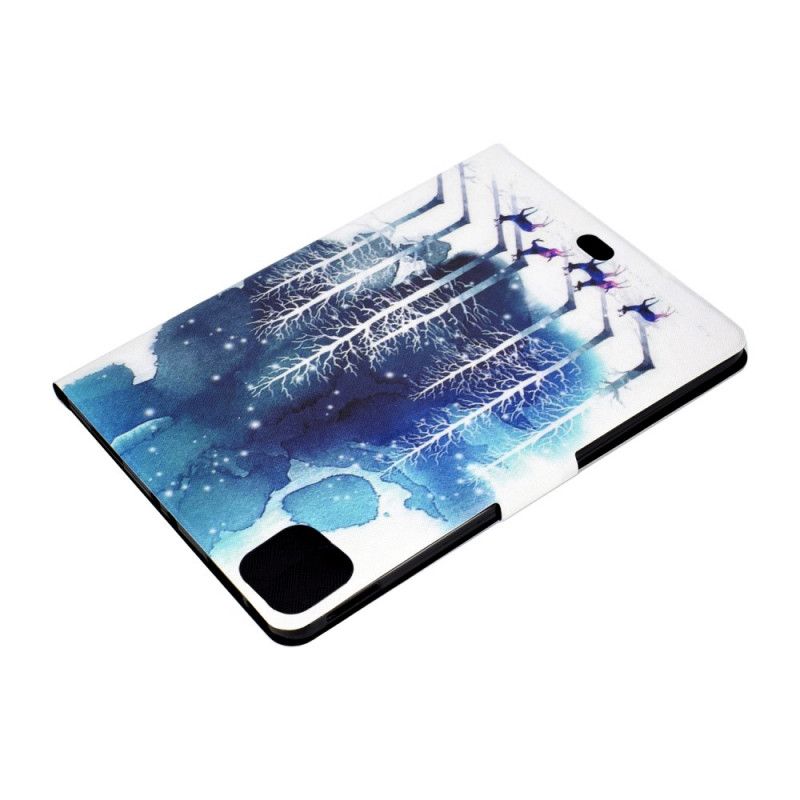 Housse iPad Air 10.9" (2020) Cerfs Des Neiges