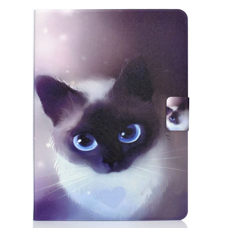 Housse iPad Air 10.9" (2020) Chat Aux Yeux Bleus