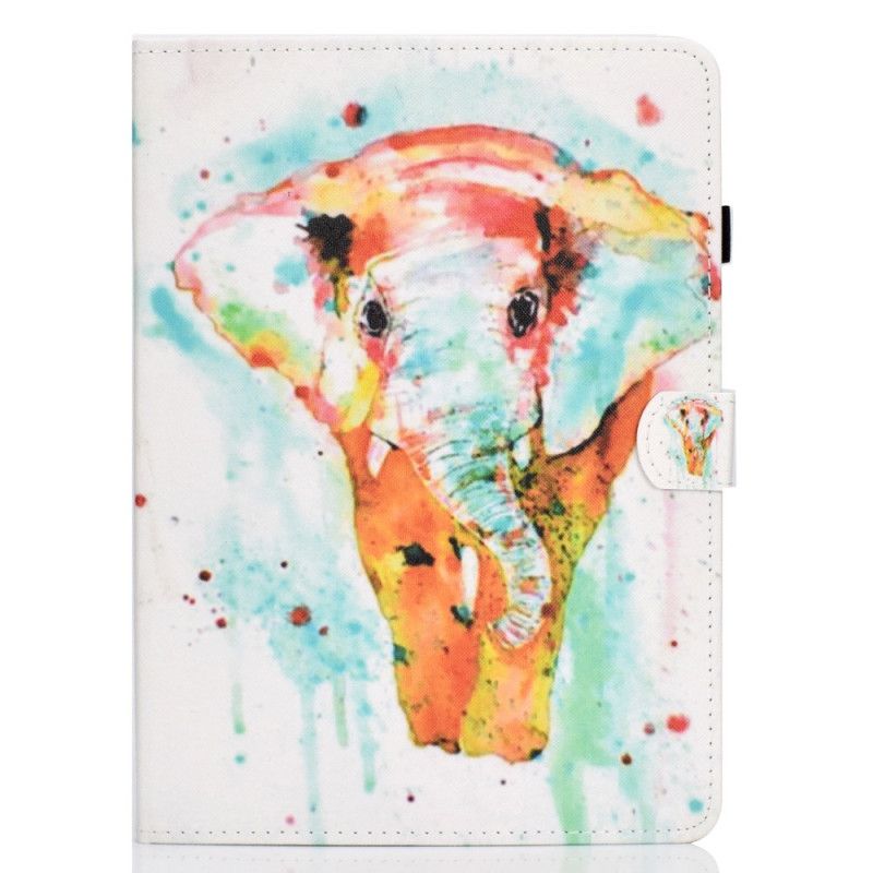 Housse iPad Air 10.9" (2020) Éléphant Aquarelle