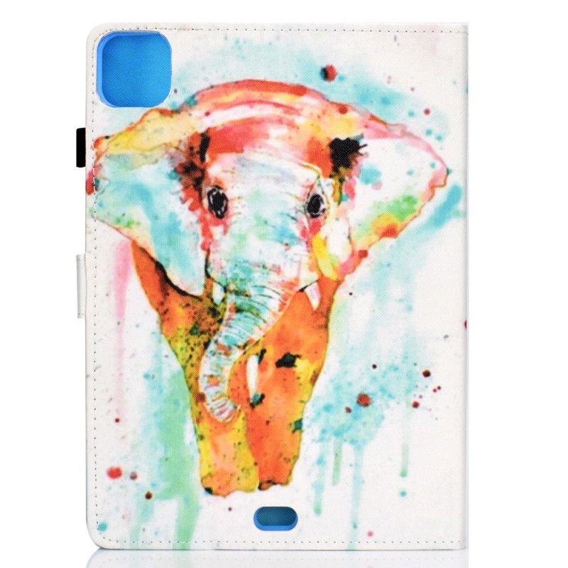 Housse iPad Air 10.9" (2020) Éléphant Aquarelle