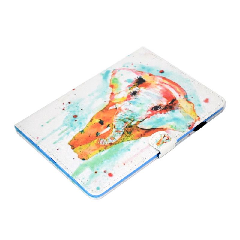 Housse iPad Air 10.9" (2020) Éléphant Aquarelle