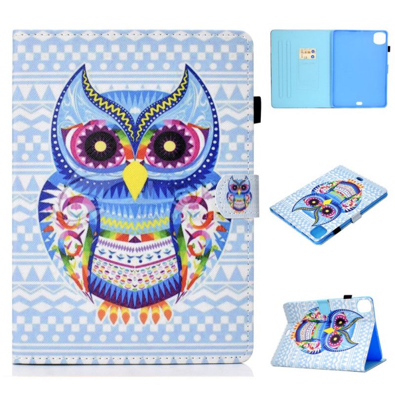 Housse iPad Air 10.9" (2020) Hibou Art