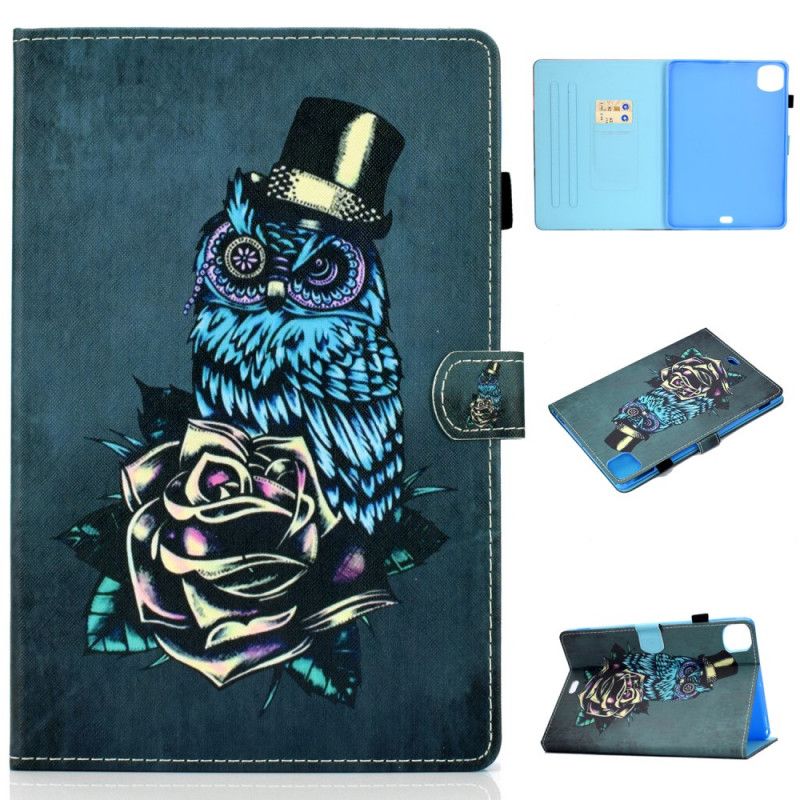 Housse iPad Air 10.9" (2020) Hibou Floral