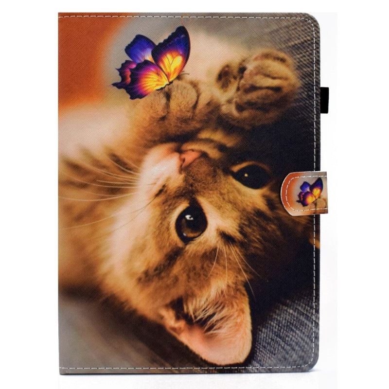 Housse iPad Air 10.9" (2020) Mon Chaton Et Papillon