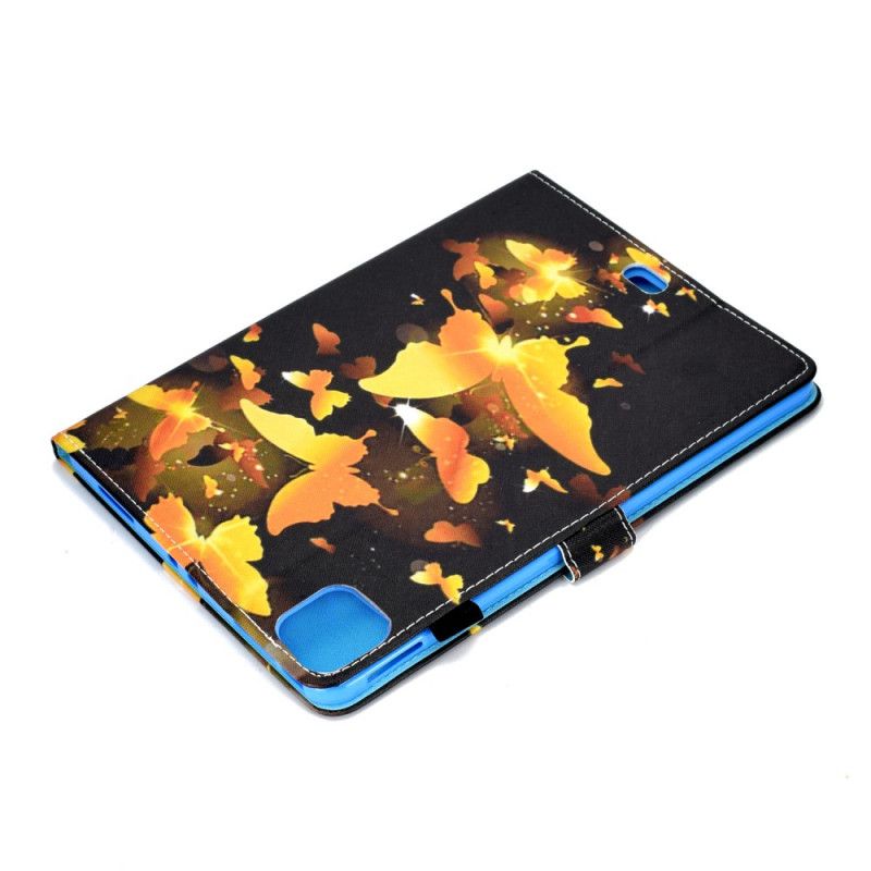 Housse iPad Air 10.9" (2020) Papillons Jaunes