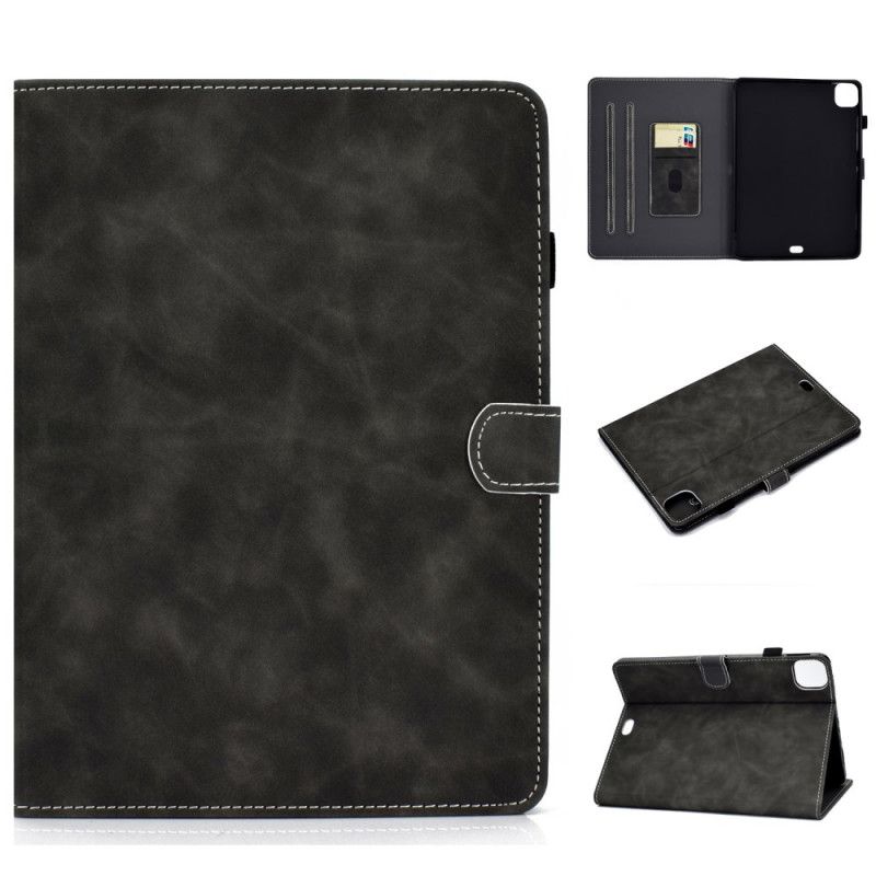 Housse iPad Air 10.9" (2020) Simili Cuir Vintage