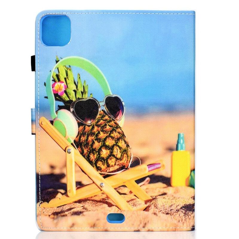 Housse iPad Air 11 (2025) (2024)/Air (2022) (2020)/ Pro 11 (2021) Ananas Plage