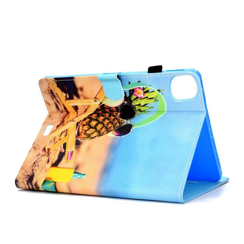 Housse iPad Air 11 (2025) (2024)/Air (2022) (2020)/ Pro 11 (2021) Ananas Plage