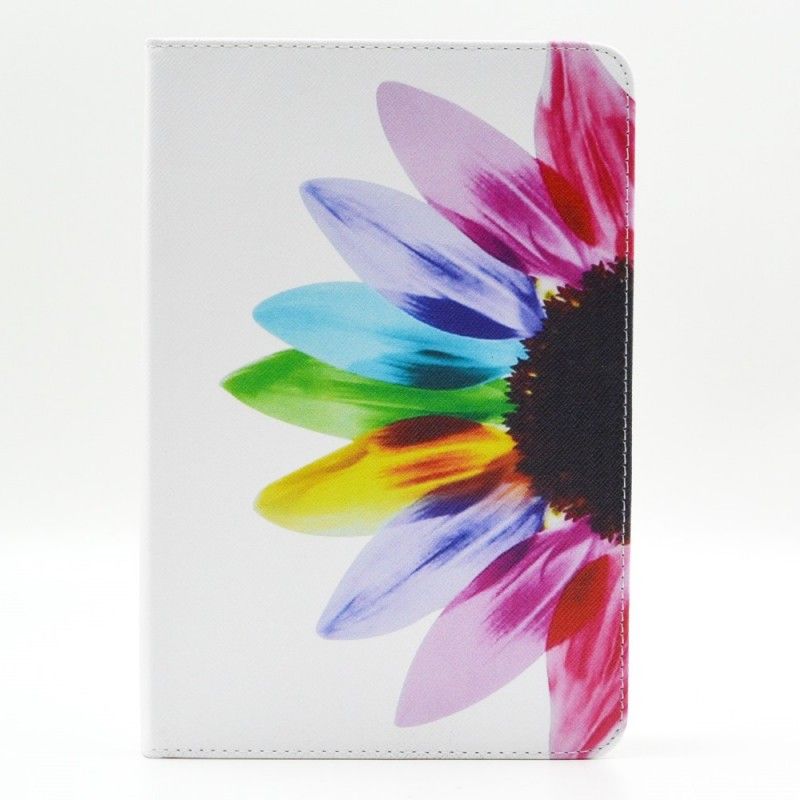 Housse iPad Mini 4 Fleur Aquarelle