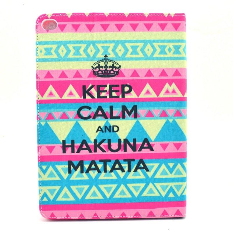 Housse iPad Mini 4 Keep Calm And Hakuna Matata