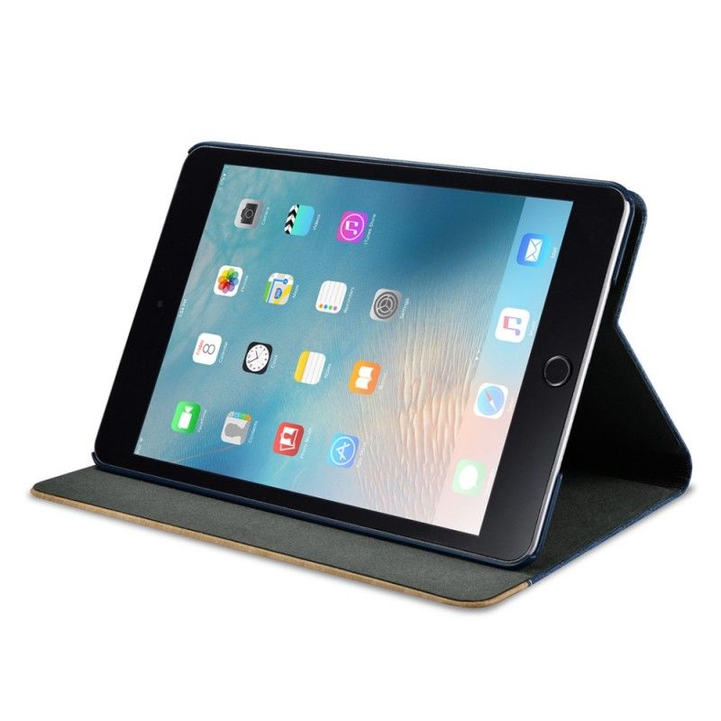 Housse iPad Mini 4 Xoomz Tissu Et Simili Cuir