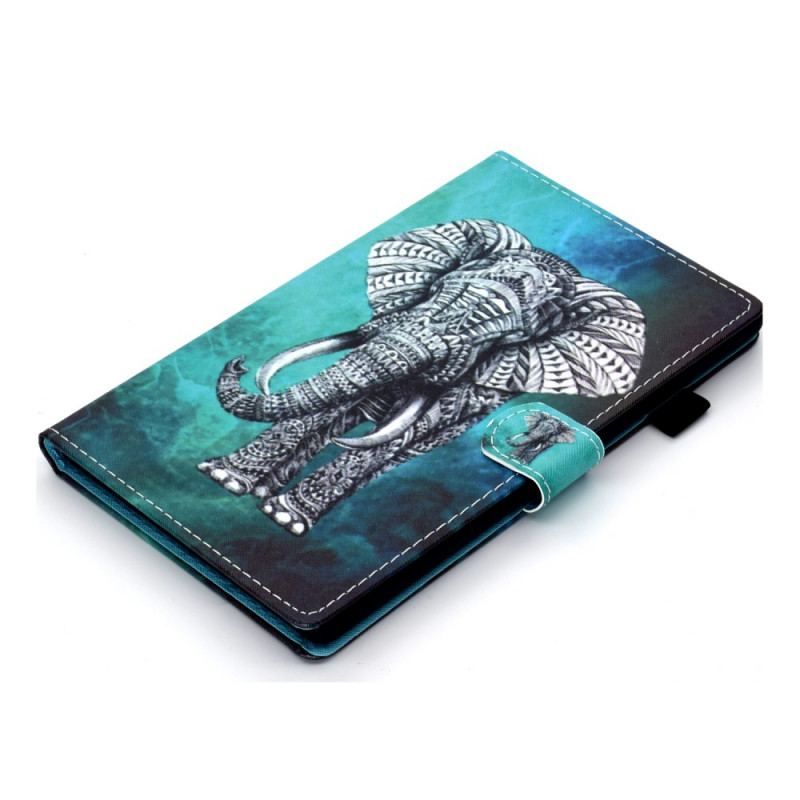 Housse iPad Mini 6 (2021) Éléphant Tribal