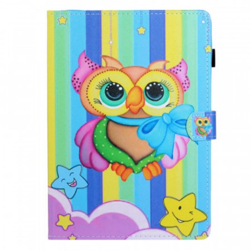 Housse iPad Mini 6 (2021) Hibou Multicolore