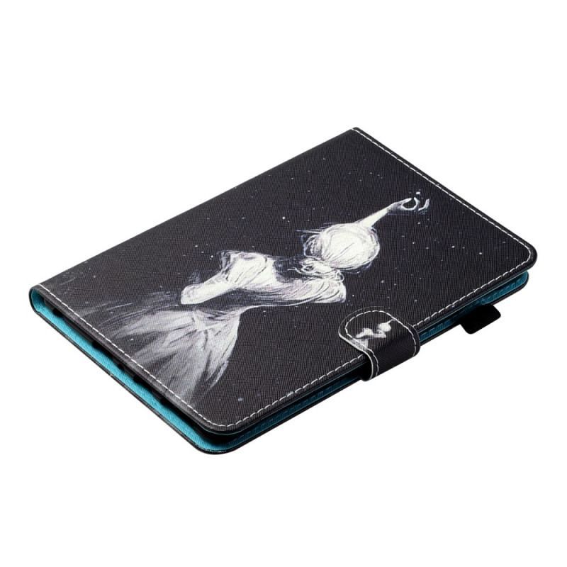 Housse iPad Mini 6 (2021) Jeune Fille Art