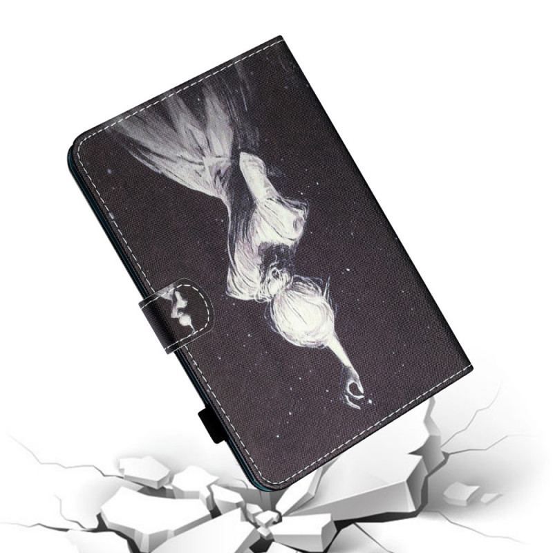 Housse iPad Mini 6 (2021) Jeune Fille Art