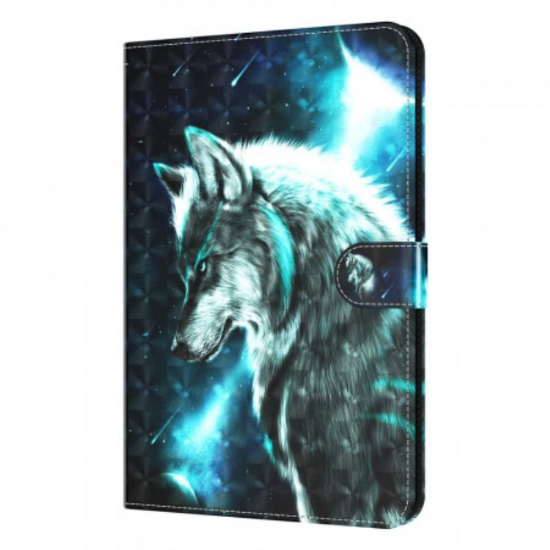 Housse iPad Mini 6 (2021) Light Spot Loup Sauvage