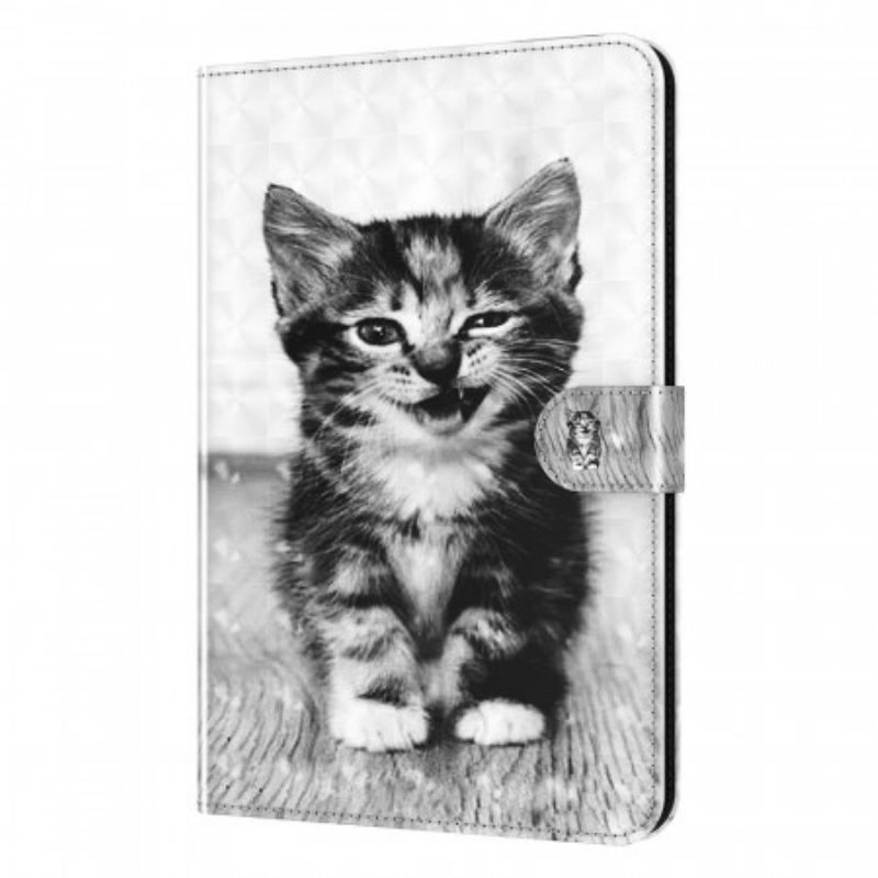 Housse iPad Mini 6 (2021) Simili Cuir Chaton