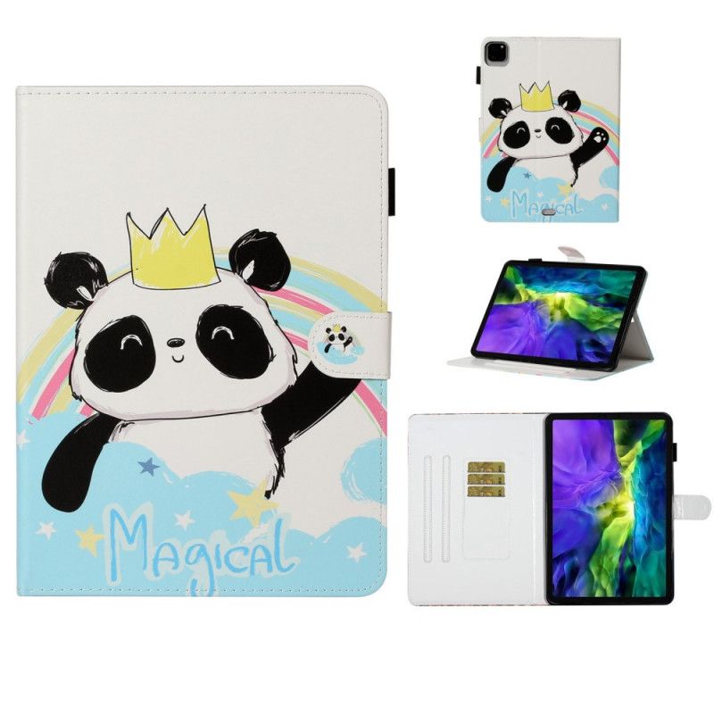 Housse iPad Pro 11" (2020) / Pro 11" (2018) Panda Avec Couronne