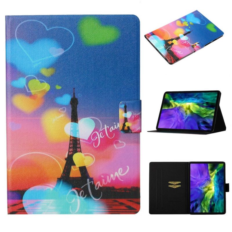 Housse iPad Pro 11" (2020) / Pro 11" (2018) Tour Eiffel Multicolore