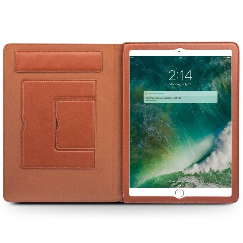 Housse iPad Pro 5 Pouces Qialino Cuir De Vachette