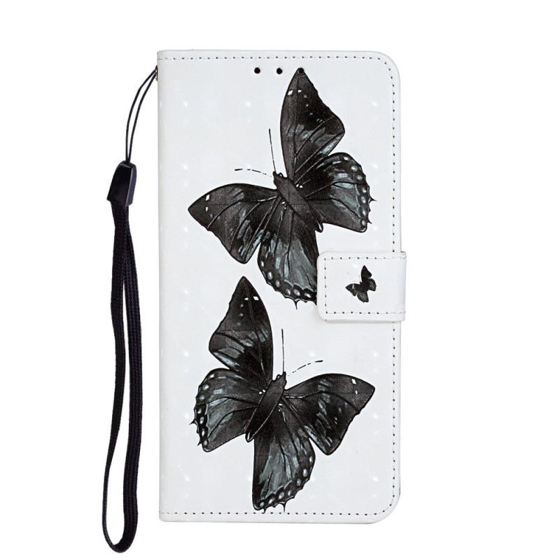 Housse iPhone 11 À Lanière Ajustable Papillons