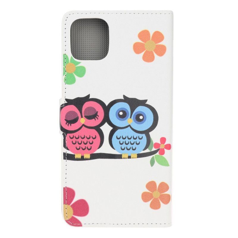 Housse iPhone 11 Couple De Hiboux