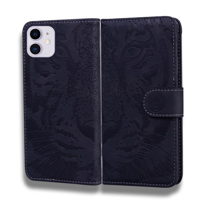 Housse iPhone 11 Empreinte Face De Tigre