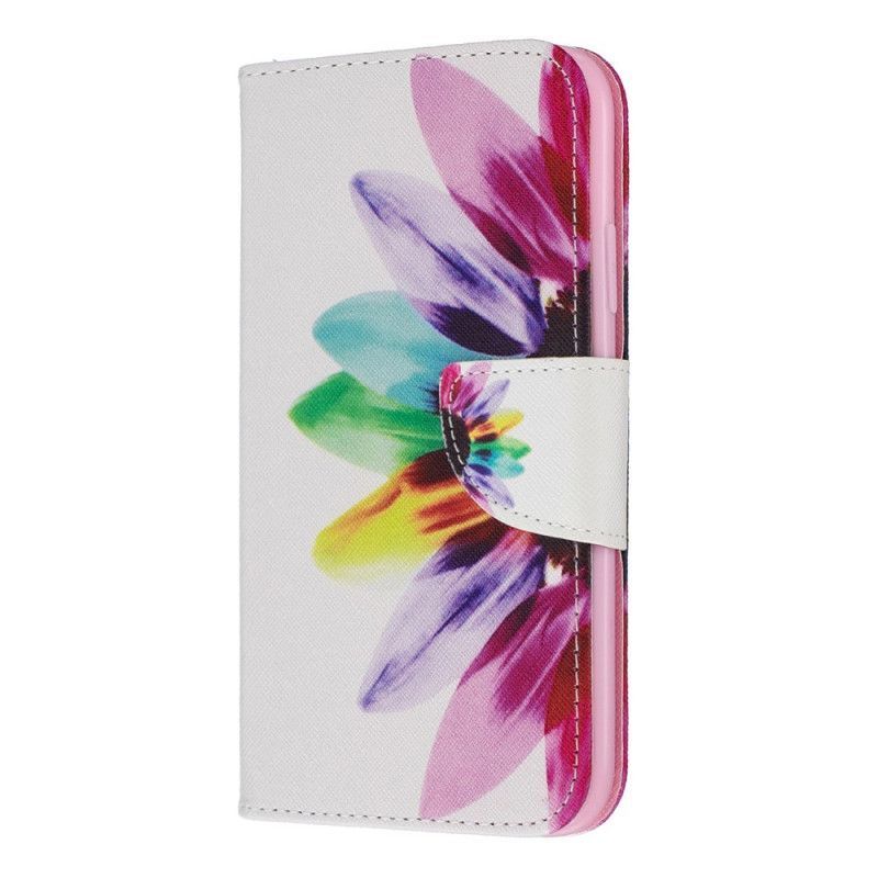 Housse iPhone 11 Fleur Aquarelle