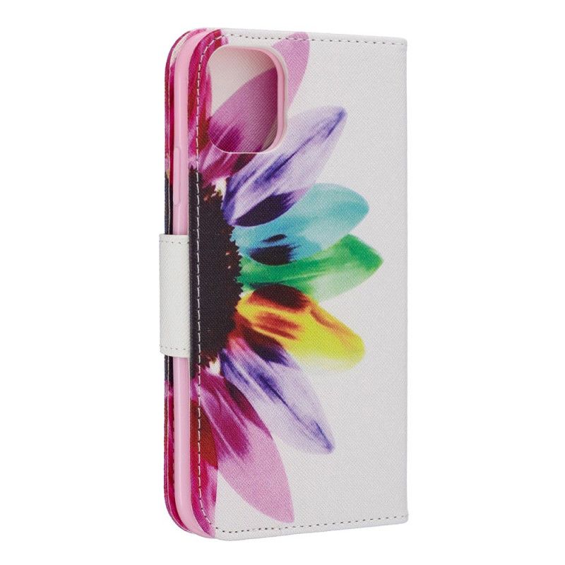 Housse iPhone 11 Fleur Aquarelle