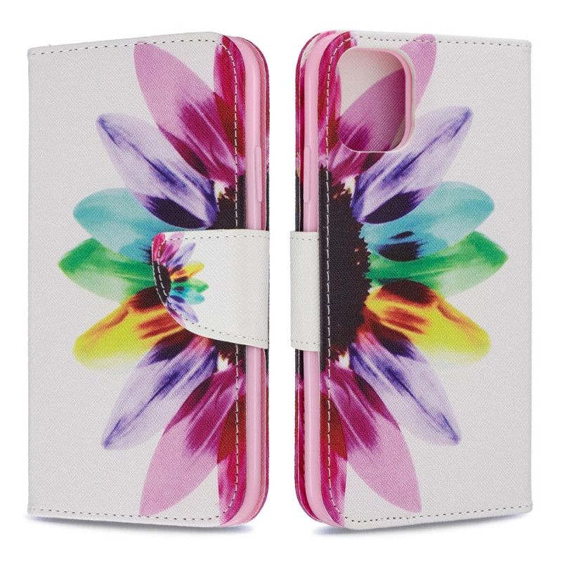 Housse iPhone 11 Fleur Aquarelle