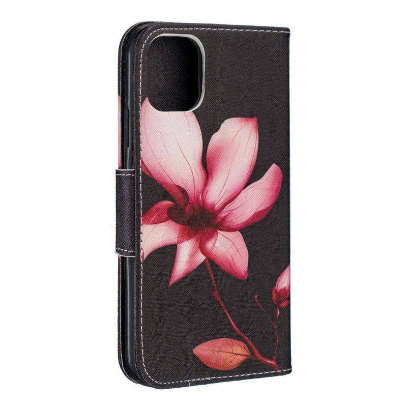 Housse iPhone 11 Fleur Rose