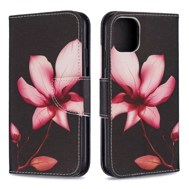 Housse iPhone 11 Fleur Rose