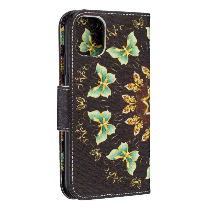 Housse iPhone 11 Mandala Papillons